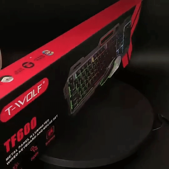 Tastiera gaming + mouse T-Wolf