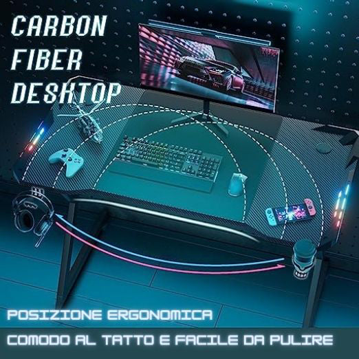 Scrivania Gaming 120cm x 60cm