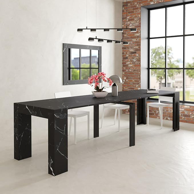 TAVOLO CONSOLLE ALLUNGABILE FINO A 3 METRI - 12 POSTI