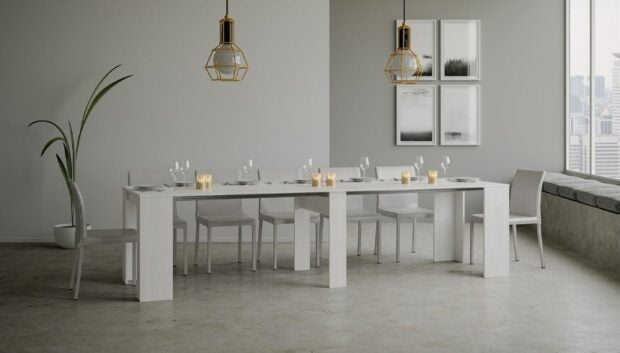 TAVOLO CONSOLLE ALLUNGABILE FINO A 3 METRI - 12 POSTI