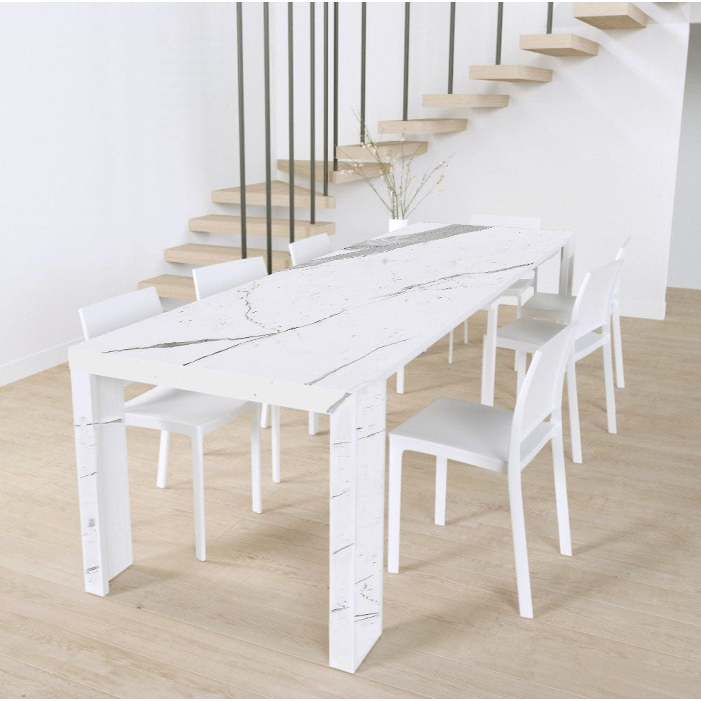 TAVOLO CONSOLLE ALLUNGABILE FINO A 3 METRI - 12 POSTI