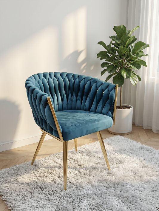 POLTRONA IN VELLUTO COCOON